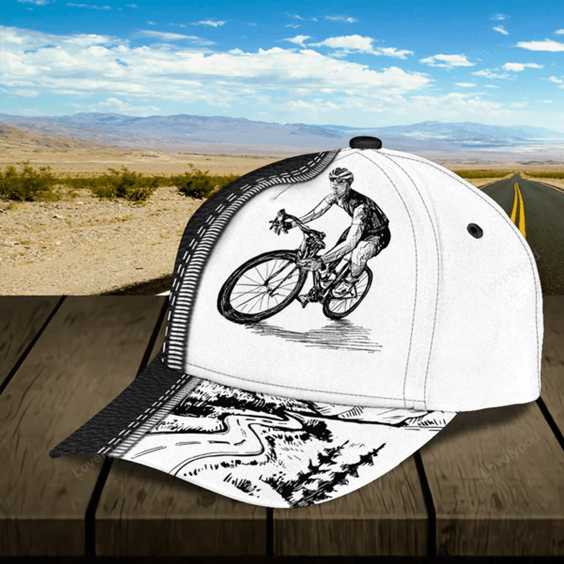FUNSTUFFPRINT Personalized Cycling Classic cap, Gift for Cycling Lovers