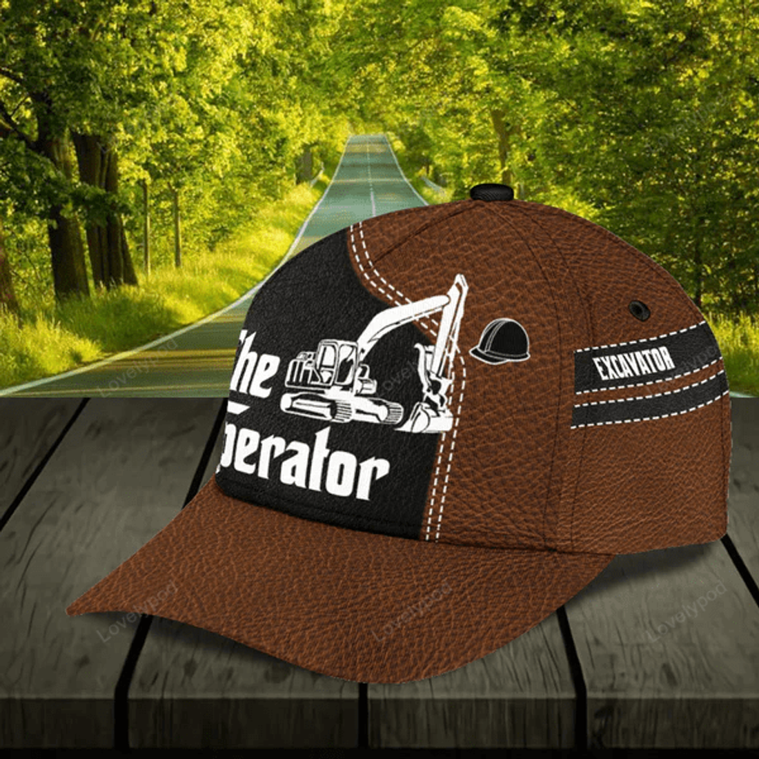 FUNSTUFFPRINT Personalized Excavator Classic Cap, Excavator basseball cap hat for men and women
