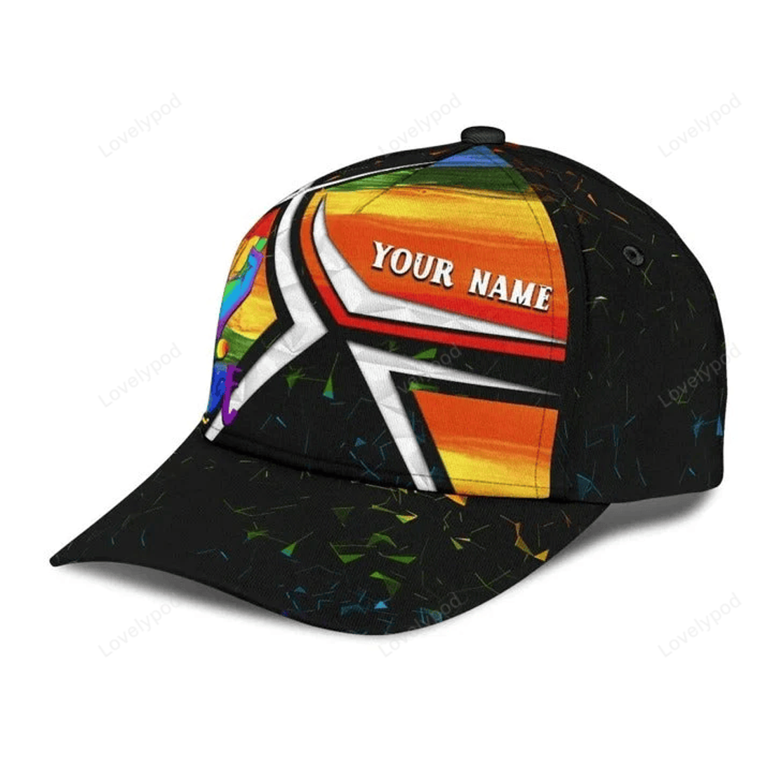 FUNSTUFFPRINT Customized With Name Printing Baseball Cap Hat Gay Lifetime Membership, Gay Lesbian Cap