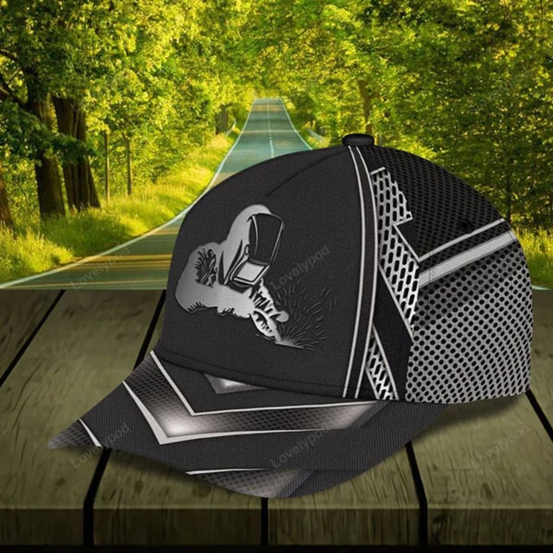 FUNSTUFFPRINT Custom Personalized Welder Classic Welding Snapback Cap, Sun Hat, Baseball Cap Gift for Friends Birthday Welder