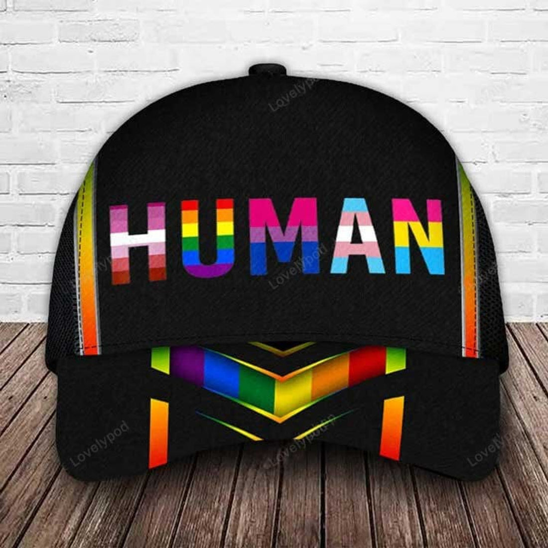 FUNSTUFFPRINT Pride Love Is Love Lgbt Baseball Cap, Lesbian Pride Accessories Classic Cap For Pride Month