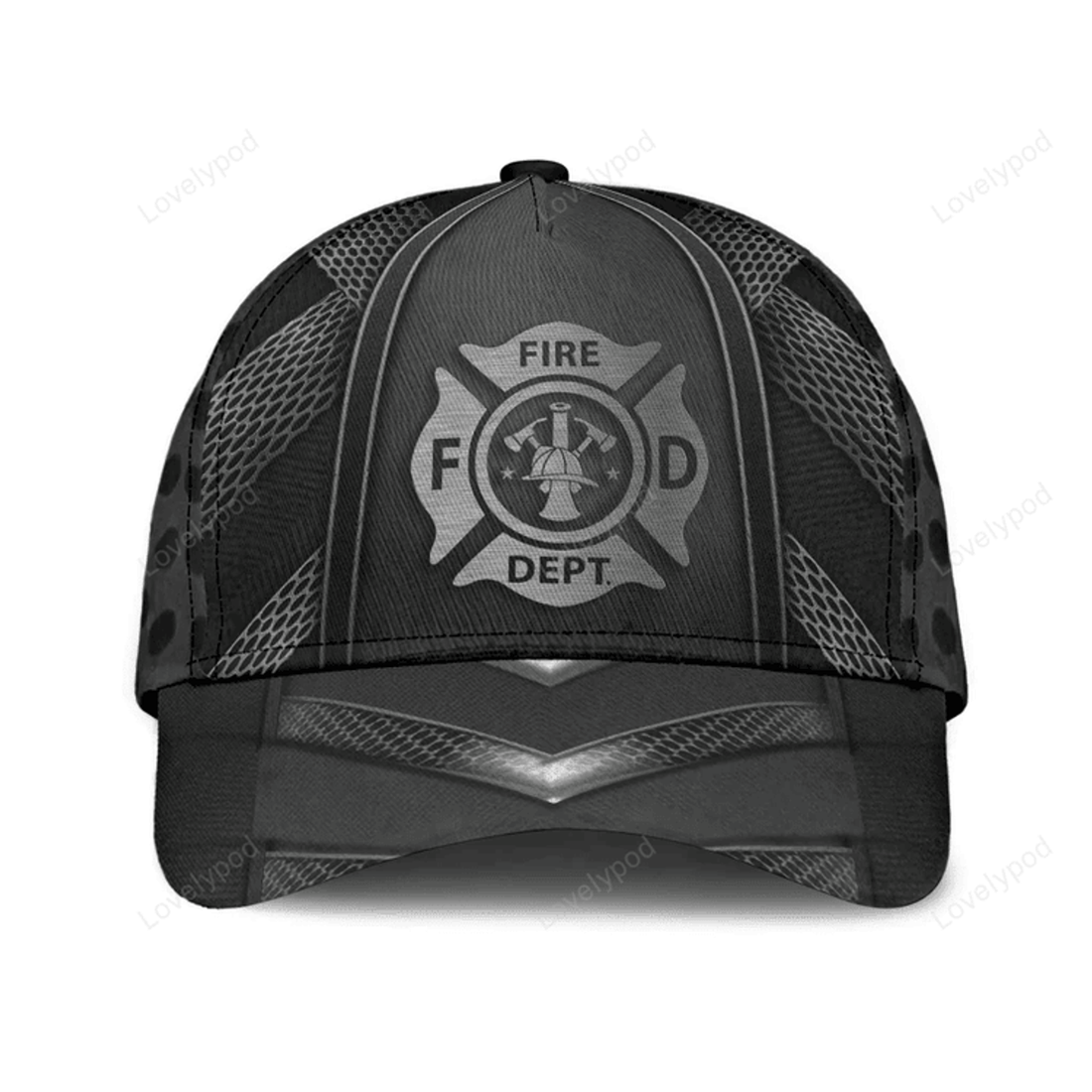 FUNSTUFFPRINT Firefighter Classic Cap, Gift for Firefighters, Firefighter hat for men and women