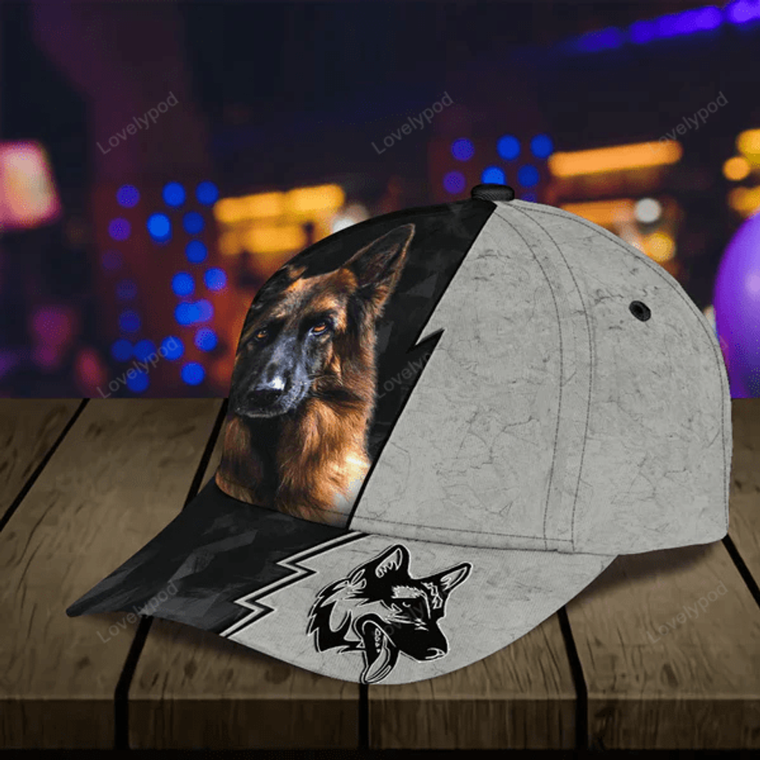 FUNSTUFFPRIT Personalized German shepherd Classic Cap, Gift for German Shepherd Lovers, German Shepherd Hat Cap For Men And Women