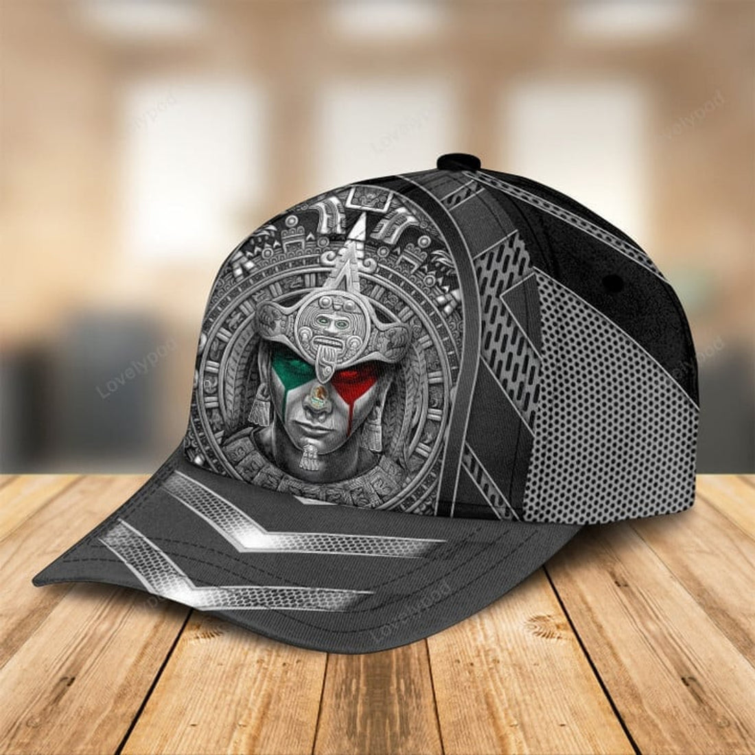 FUNSTUFFPRINT Mexico Warrior Classic Cap, Mexico hat for men