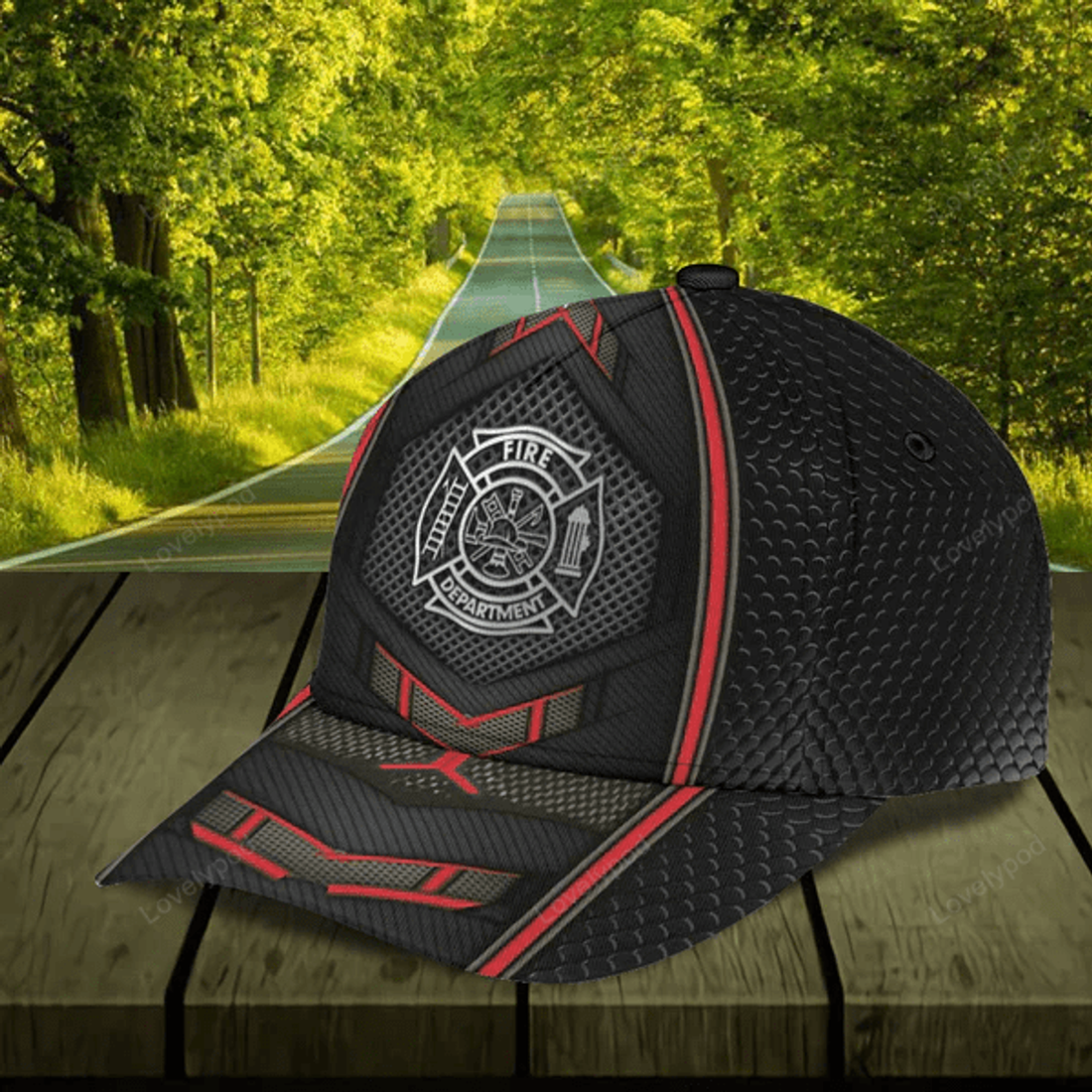 FUNSTUFFPRIT Firefighter Classic Cap, Gift for Firefighters, Summer Hats, Birthday Gift For Men, Women