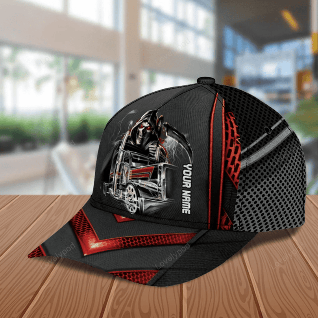 FUNSTUFFPRIT Personalized Trucker Classic Cap, Gift for Truckers Hat Cap For Men And Women