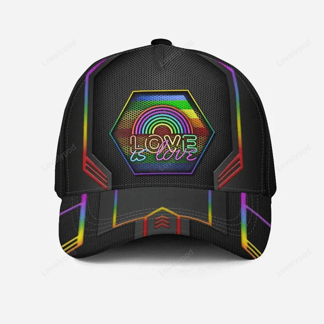 FUNSTUFFPRINT Gay Pride Baseball Cap, Human Beings Colors May Vary Lgbt Printing Baseball Cap Hat