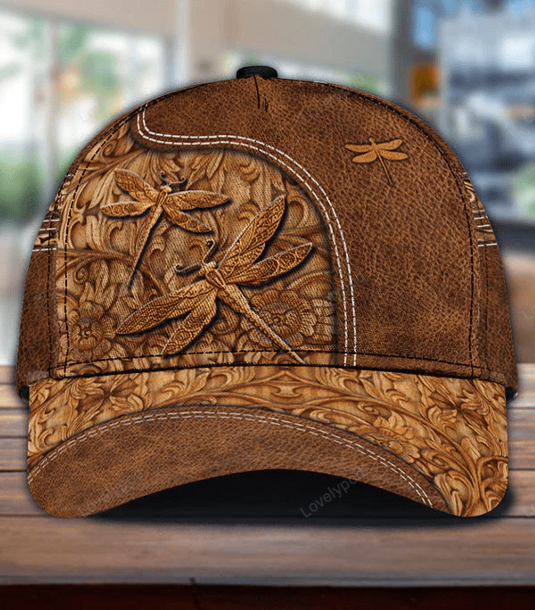 FUNSTUFFPRINT Personalized Dragonfly Classic Cap for men and women