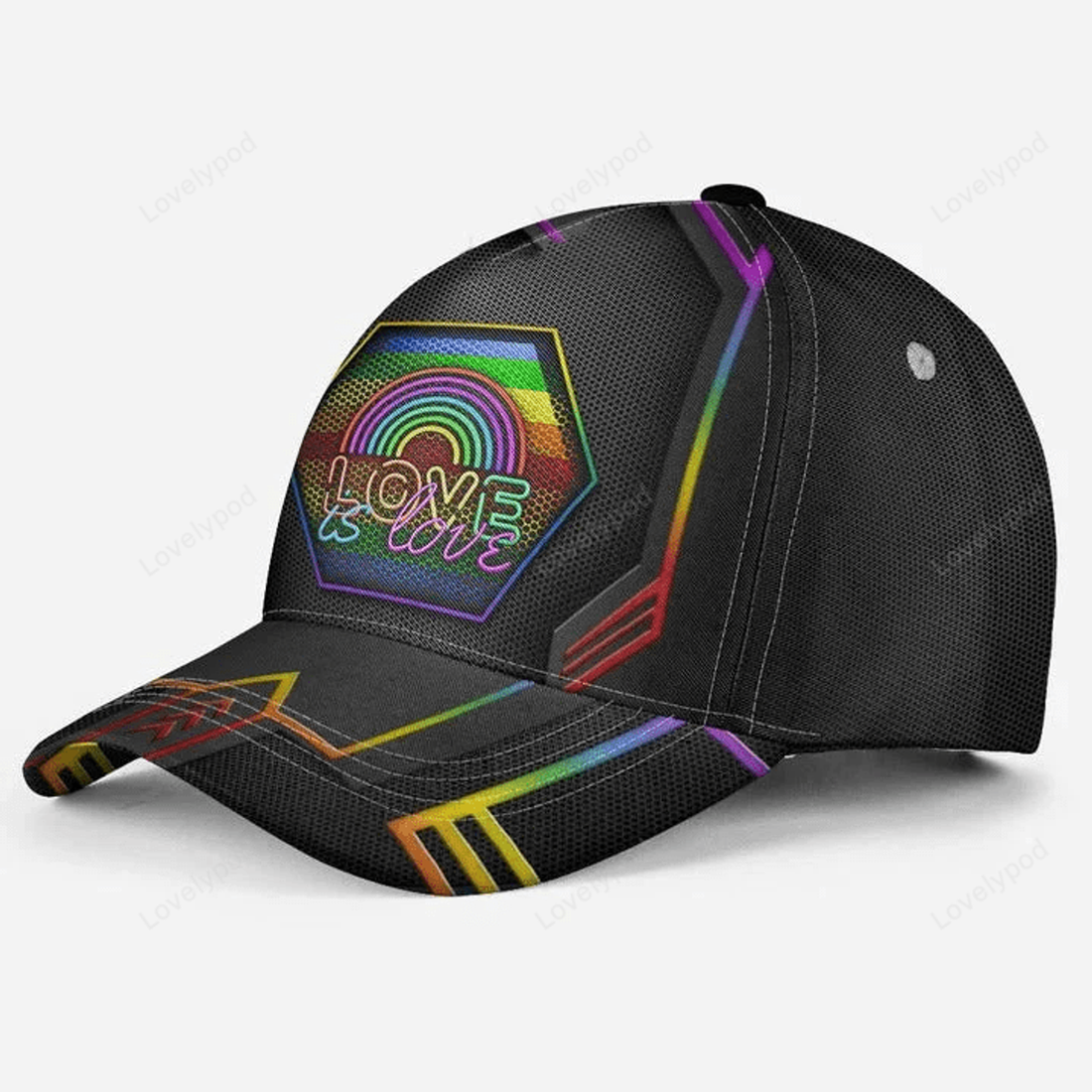 FUNSTUFFPRINT Gay Pride Baseball Cap, Human Beings Colors May Vary Lgbt Printing Baseball Cap Hat