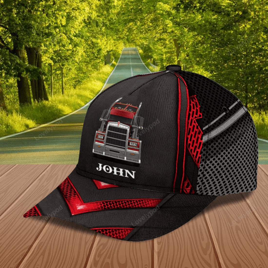 FUNSTUFFPRIT Trucker Personalized Classic Cap, Gift for Truckers, Trucker hat for men and women