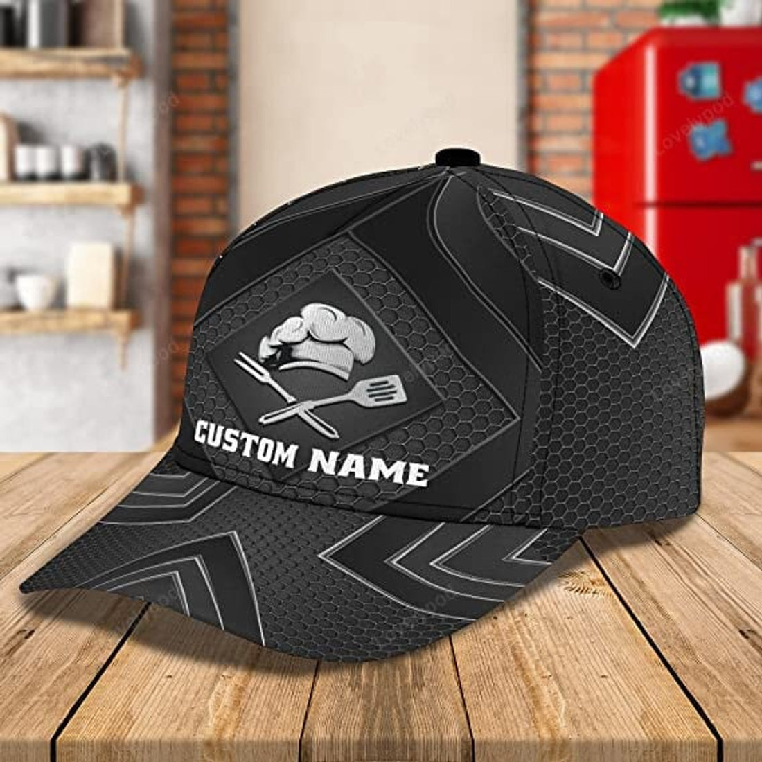 FUNSTUFFPRIT Men's Chef Customized Print Hat for Who Loves Cooking Mens Women's 3D classic cap