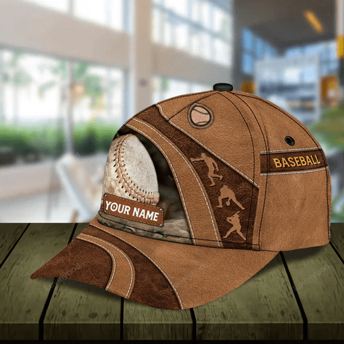 FUNSTUFFPRIT Personalized Baseball Classic Cap, Custom Baseball Cap Classic Hat Men Woman