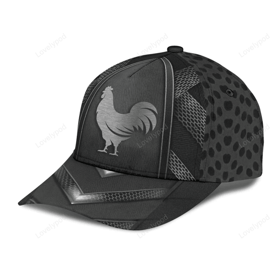 FUNSTUFFPRIT Chicken Classic Cap, Gift for Farmers, Chicken Lovers hat for men and women