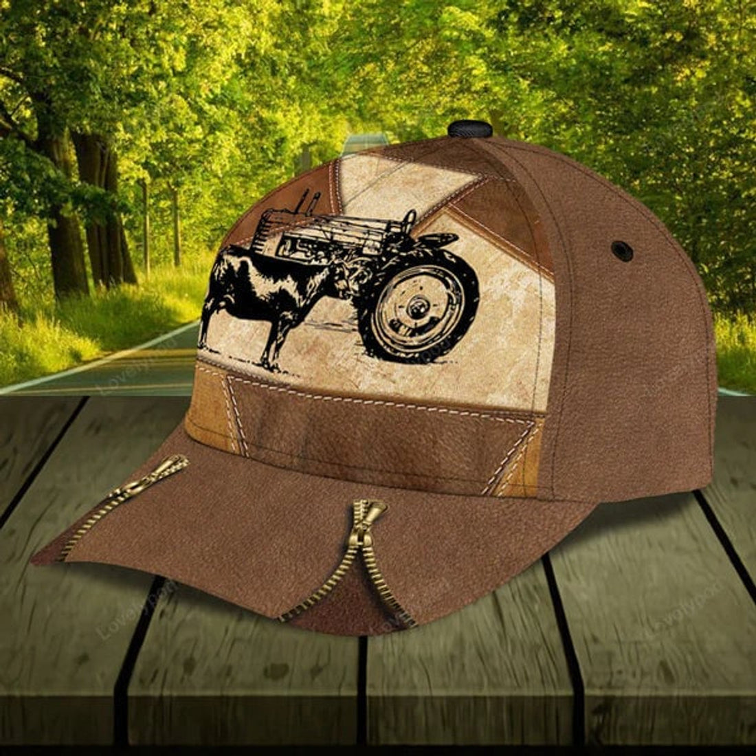 FUNSTUFFPRIT Cow Classic Cap, Gift for Farmers, Cow Lovers, Chicken Lovers baseball cap hat