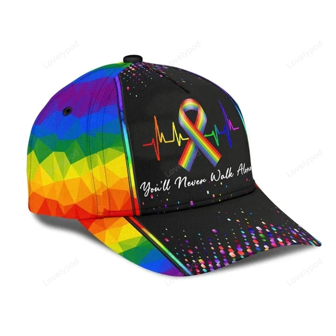 FUNSTUFFPRIT Pride Baseball Cap For Him, Equality Pride Love Is Love Lgbt Printing Baseball Cap Hat, Gaymer Gifts