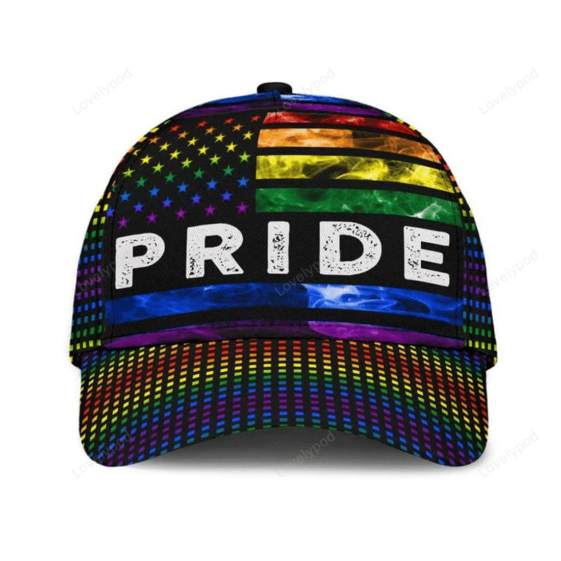 FUNSTUFFPRINT Hope Will Never Be Silent Lgbt 3D Printing Baseball Cap Hat