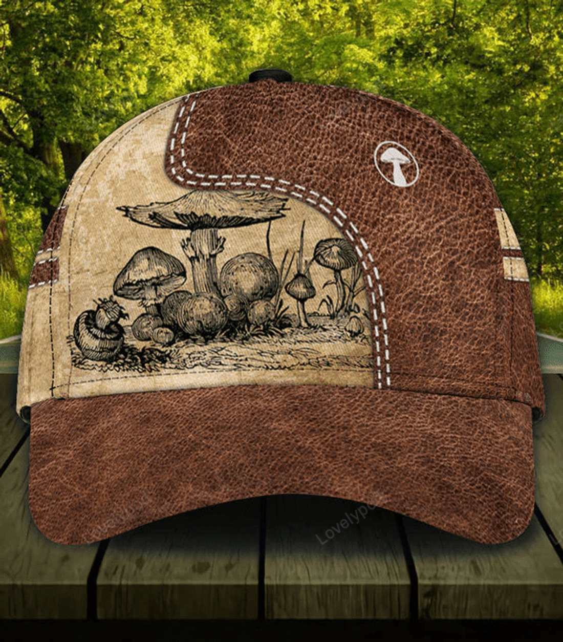 FUNSTUFFPRINT Personalized Mushroom Classic Cap, Mushroom Hat, classic cap for men and women