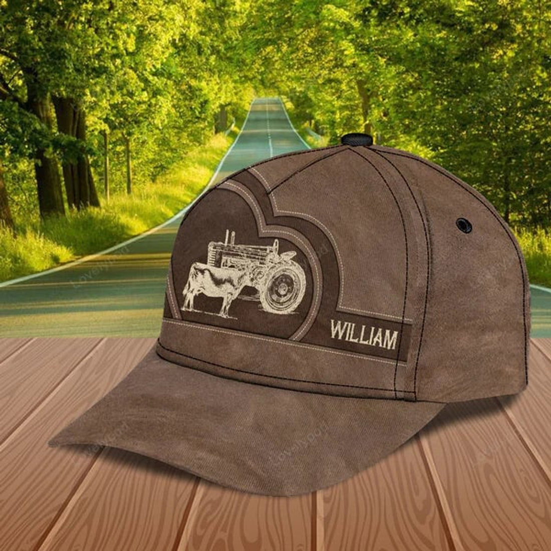 FUNSTUFFPRINT Personalized Cow Classic Cap, Gift for Farmers, Cow Lovers hat for men and women