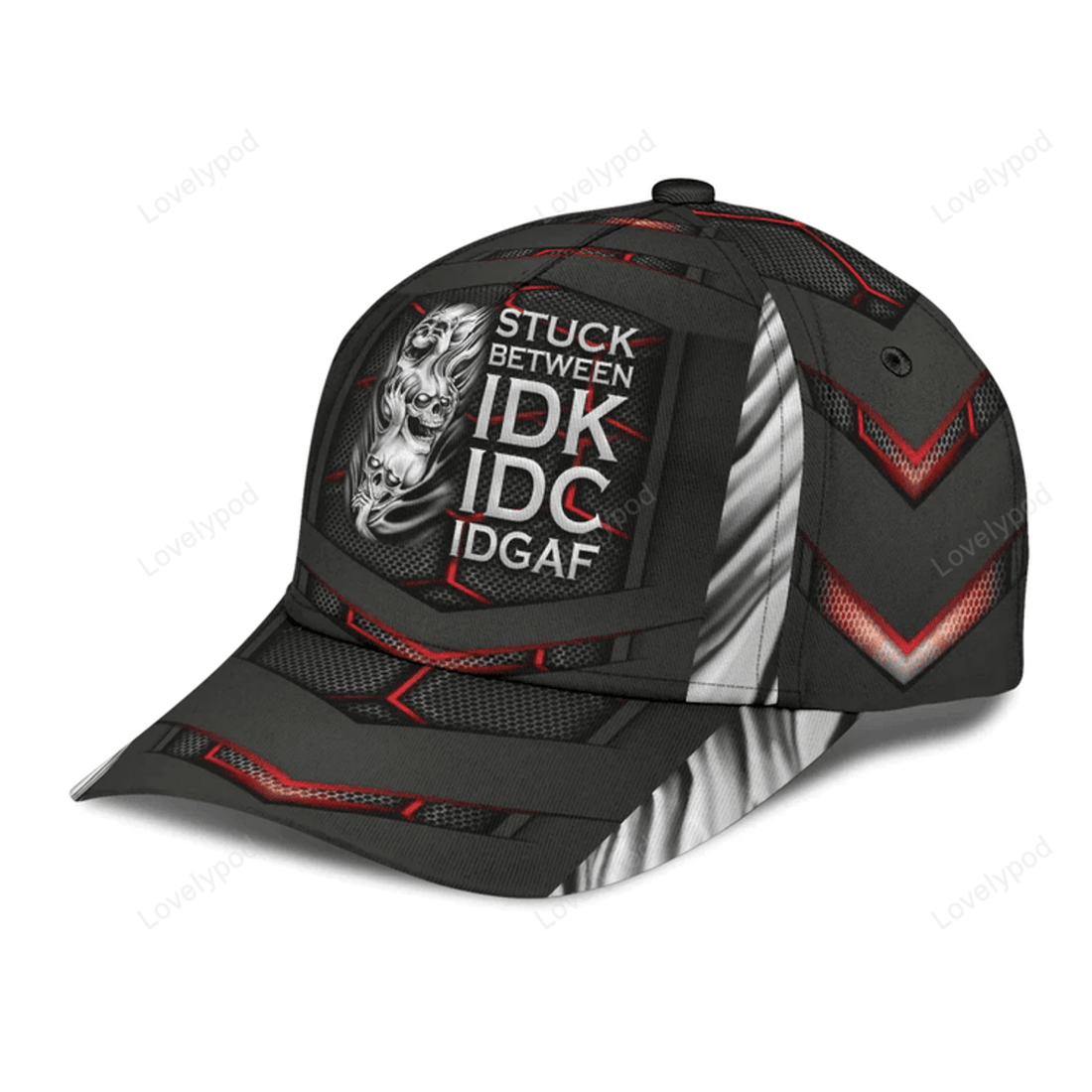FUNSTUFFPRIT Skull Classic Cap, Gift for Skull Lovers, Skull Hat Cap For Men And Women