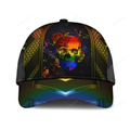 FUNSTUFFPRIT LGBT Cap, Love Is Love LGBT Pride 3D Printing Baseball Cap Hat, LGBT Pride Accessories, Gift For Couple Gay