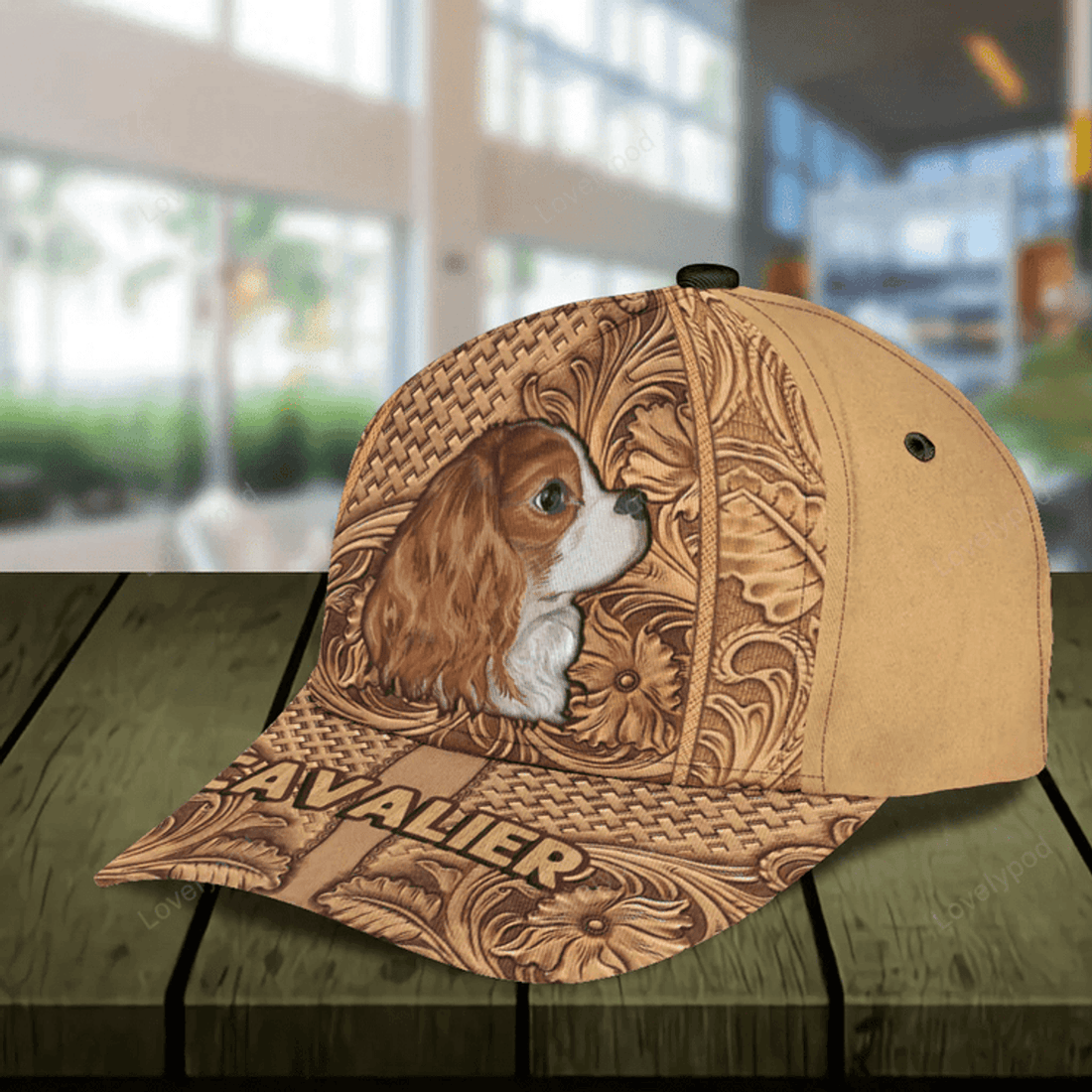 FUNSTUFFPRIT Cavalier King Charles Spaniel Classic Cap, Gift for Dog lover, Dog hat for men and women