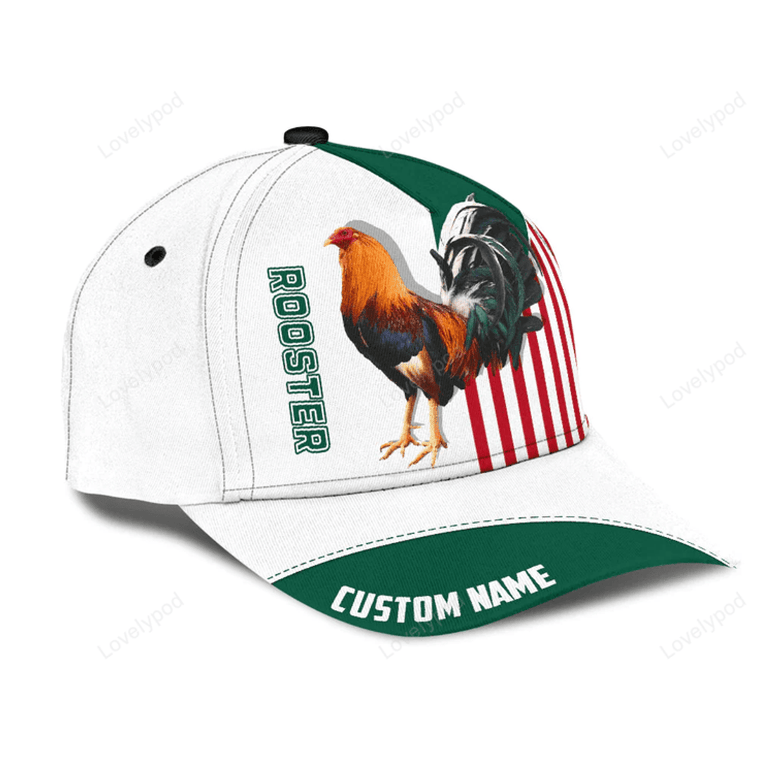 FUNSTUFFPRIT Personalized Baseball Cap Playing Guitar, To My Husband Love Guitar Guitarist 3D Full Print Cap Hat