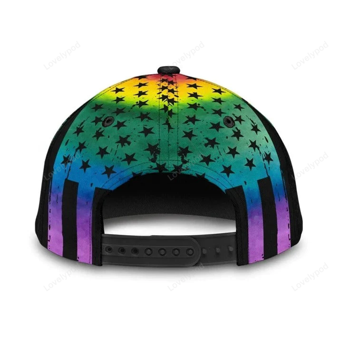 FUNSTUFFPRIT Pride Cap For LGBTQ, LGBT Printing Baseball Cap Hat 404 Not Found, All Over Print 3D Gay Lesbian Cap