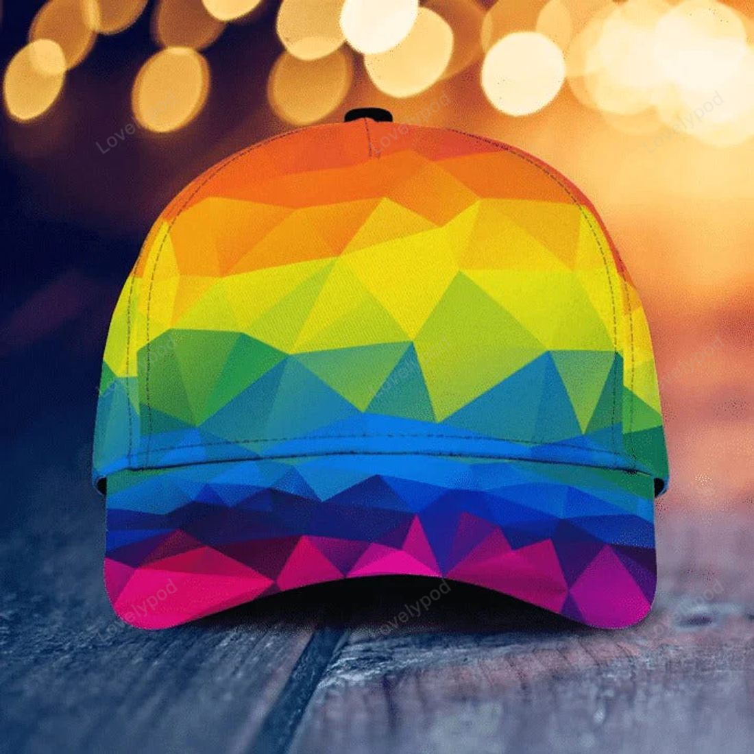 FUNSTUFFPRIT Pride Cap For LGBTQ, LGBT Printing Baseball Cap Hat 404 Not Found, All Over Print 3D Gay Lesbian Cap