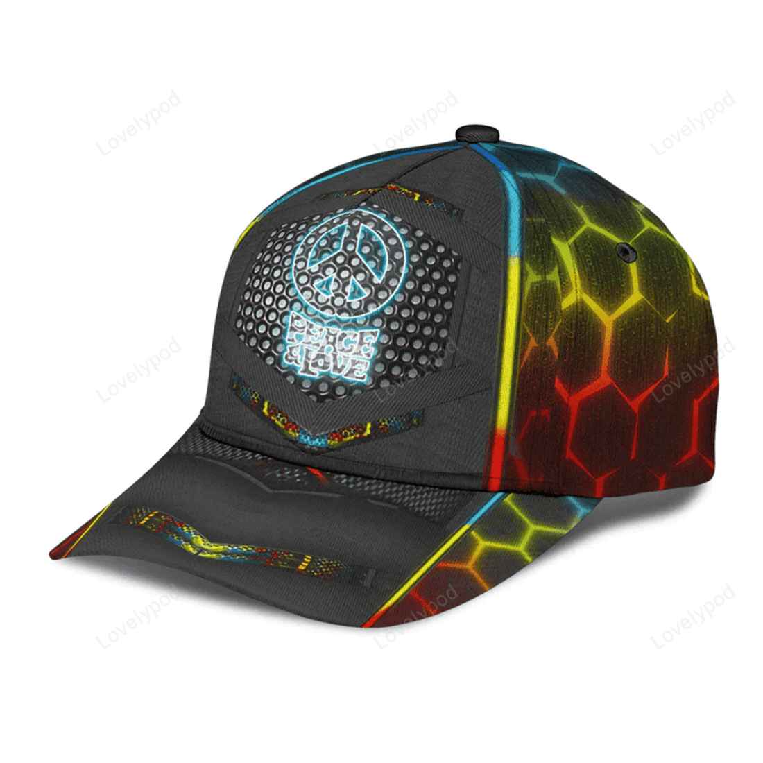 FUNSTUFFPRIT Hippie Classic Cap, Gift for Hippie Life, Hippie Lovers hat for men and women