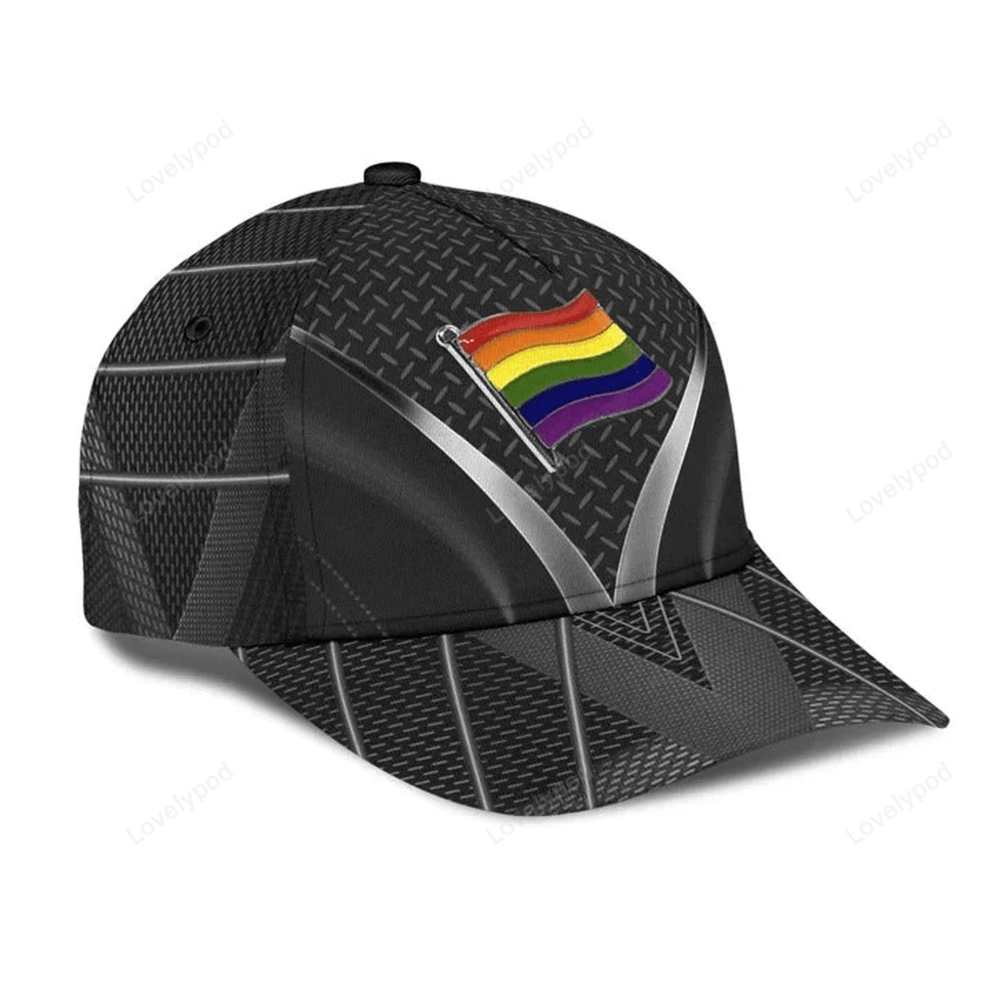 FUNSTUFFPRIT Lesbian Pride Baseball Cap, Lesbian Couple Accessories, Lgbt Classic Cap
