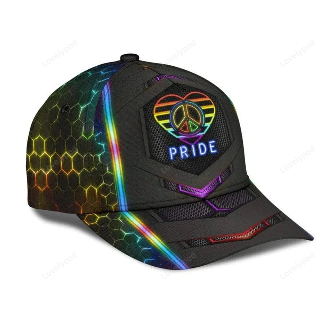 FUNSTUFFPRIT LGBT Cap, Taste The Rainbow Lgbt Printing Baseball Cap Hat