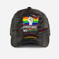 FUNSTUFFPRIT Gay Pride Classic Cap, The Death Keep Silent LGBTQ Printing Baseball Cap Hat, Lesbian Hat Cap