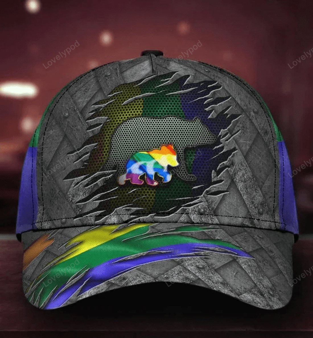 FUNSTUFFPRIT Pride Baseball Cap For Him, Equality Pride Love Is Love Lgbt Printing Baseball Cap Hat, Gaymer Gifts