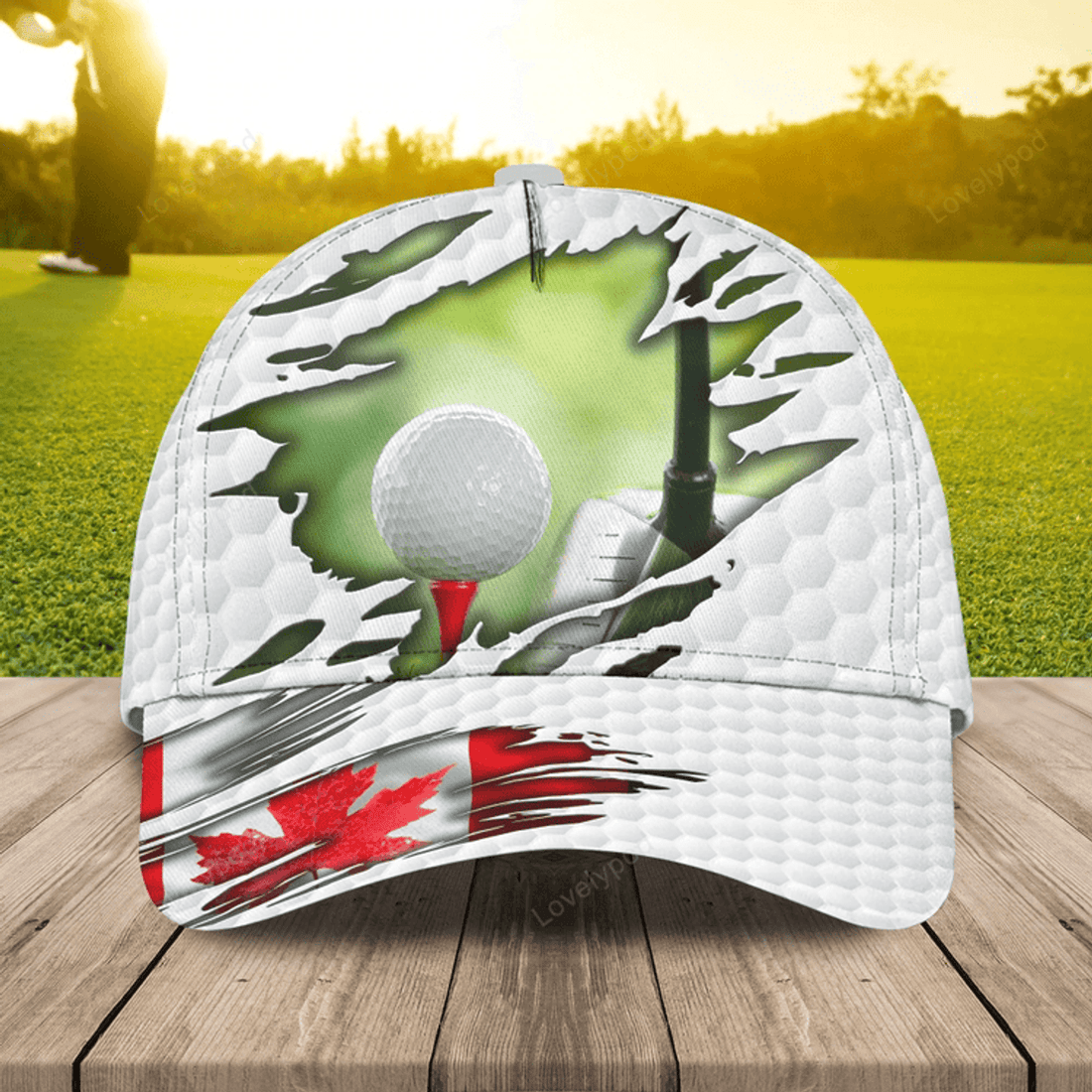 FUNSTUFFPRIT Customized Womens Golf Cap, Baseball Golf Cap, Classic Golf Cap For Girl, Best Gift To Golf Lover