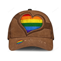 FUNSTUFFPRIT Love Is Never Wrong Lgbt Printing Baseball Cap Hat, Gay Basebal Cap, Lesbian Hat