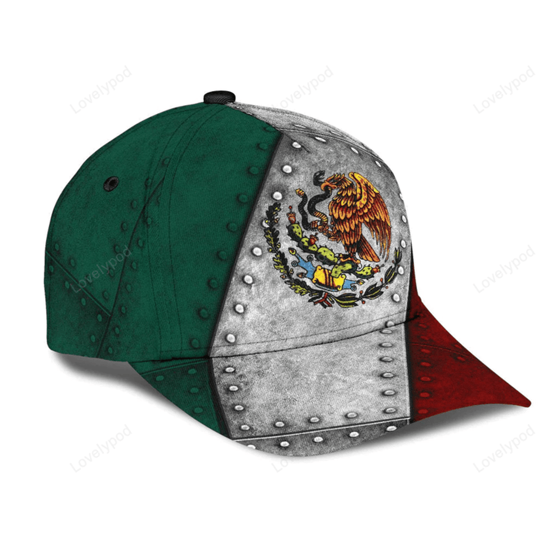 FUNSTUFFPRIT 3D Colorful Mexican Cap Hat, Baseball Mexico Hat Cap For Men And Women