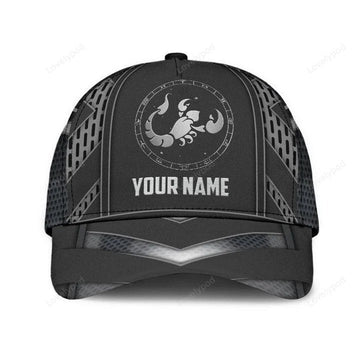 FUNSTUFFPRINT Personalized Scorpio 3D Classic Cap All Over Printed for Scorpio Lovers Cap