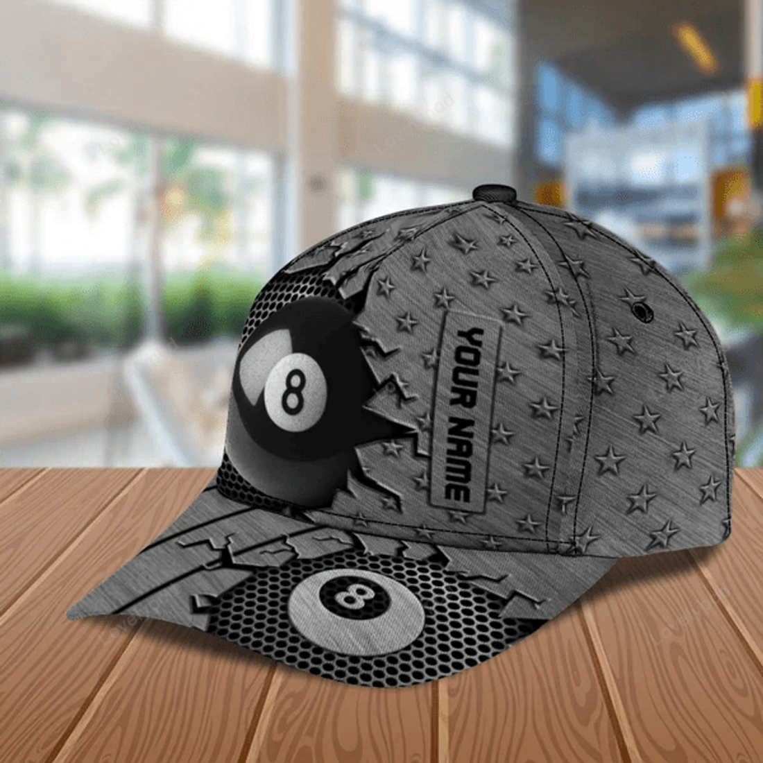 FUNSTUFFPRIT Personalized Billiard Classic Cap, Gift for Billiard Snooker Lovers, Billiard Snooker Players