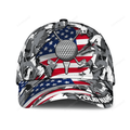 FUNSTUFFPRINT Personalized name Golf Classic Cap, Golf player cap hat for men and women