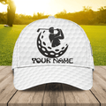 FUNSTUFFPRIT Personalized With Name 3D All Over Print Golf Caps For Men, American Golfer Baseball Cap, Golfer Gifts