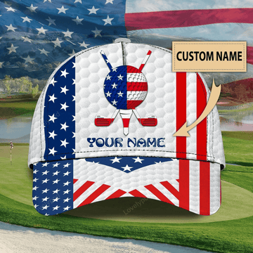 FUNSTUFFPRIT Custom Baseball Cap For Men Golfers, Classic Golf Cap For Mens, Man Golfs Hat, Gift For Golf Lovers