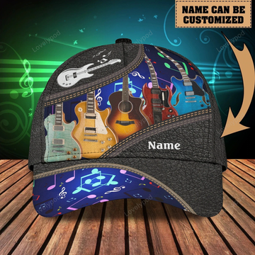 FUNSTUFFPRIT Custom Name Baseball Guitar Cap Hat, I Play Guitar And I Forget Things 3D Cap For Musican Guitarist Cap