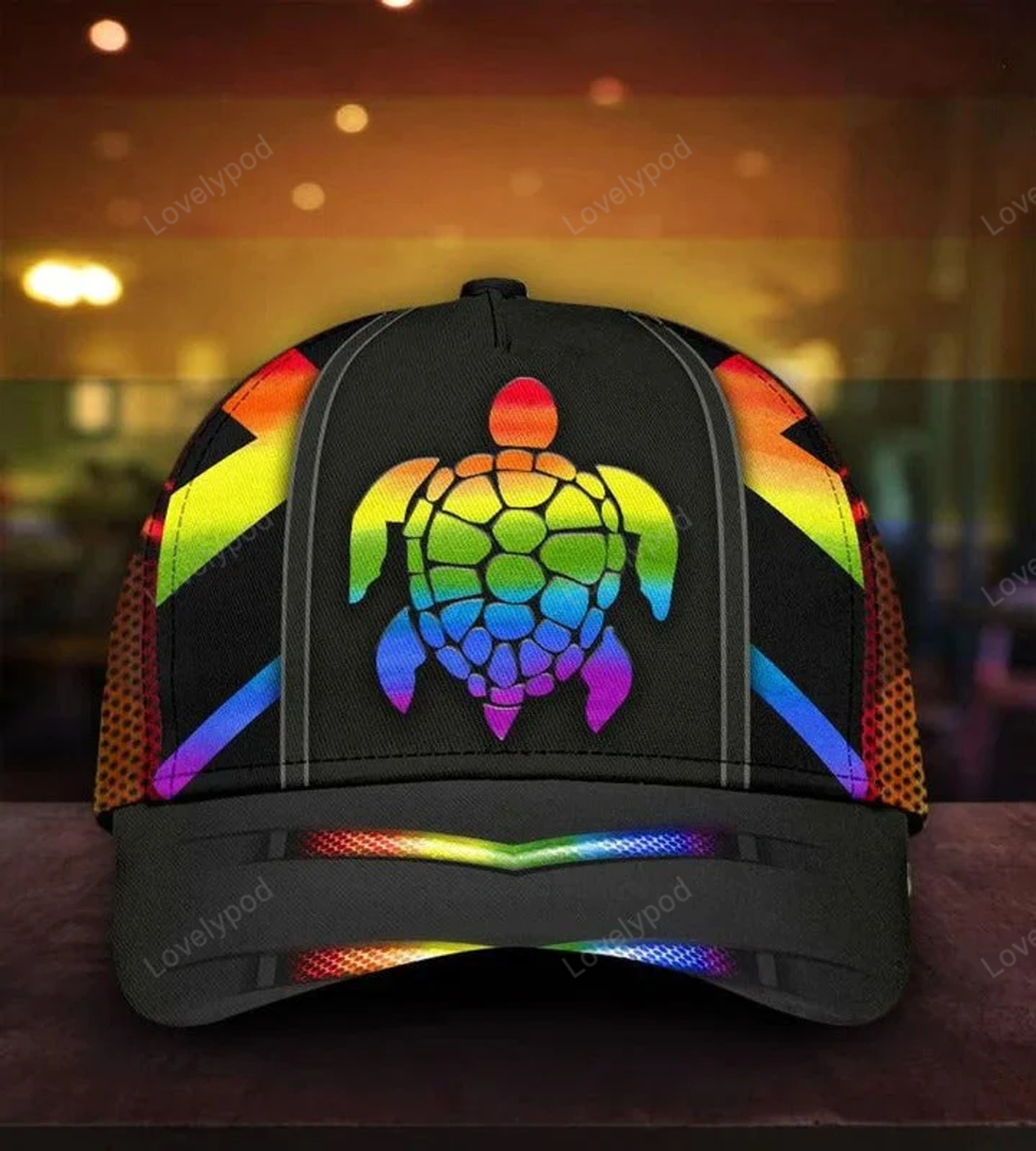 FUNSTUFFPRIT Love Is Never Wrong Lgbt Printing Baseball Cap Hat, Gay Basebal Cap, Lesbian Hat