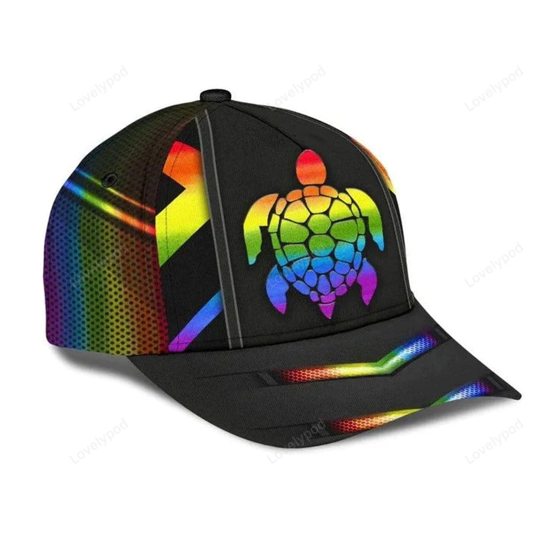 FUNSTUFFPRIT Love Is Never Wrong Lgbt Printing Baseball Cap Hat, Gay Basebal Cap, Lesbian Hat