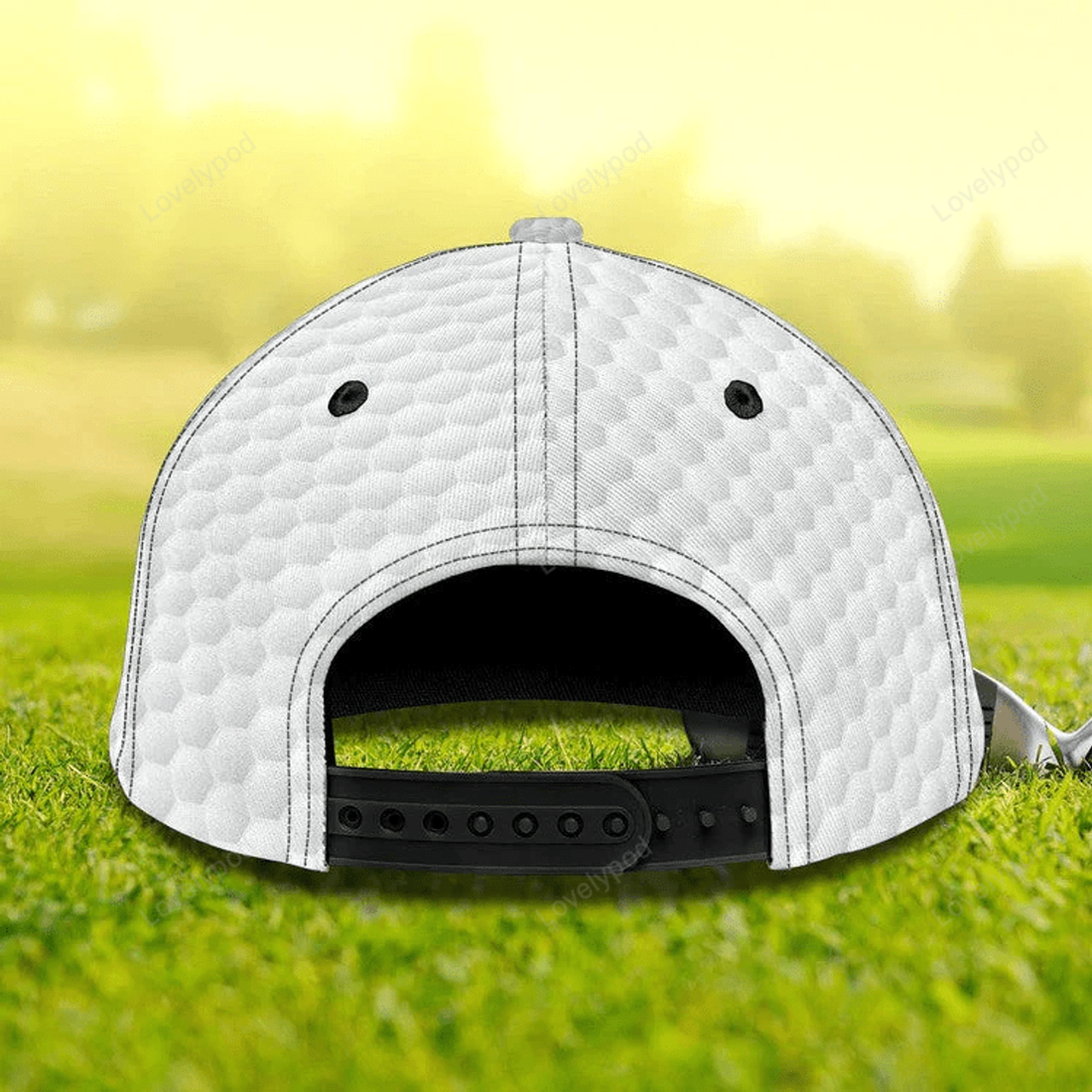 FUNSTUFFPRINT Personalized Swing Swear Repeat Golf Cap for Women, 3D Classic Cap All Over Print for Golf Women Player