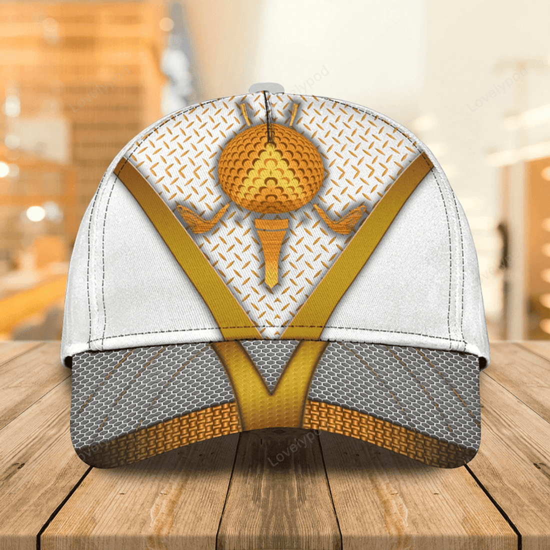 FUNSTUFFPRIT Nice Short I Love Golf 3D Classic Cap, Golf Lover Gifts, Best Gift For Golf Lover, Golf Cap Hat