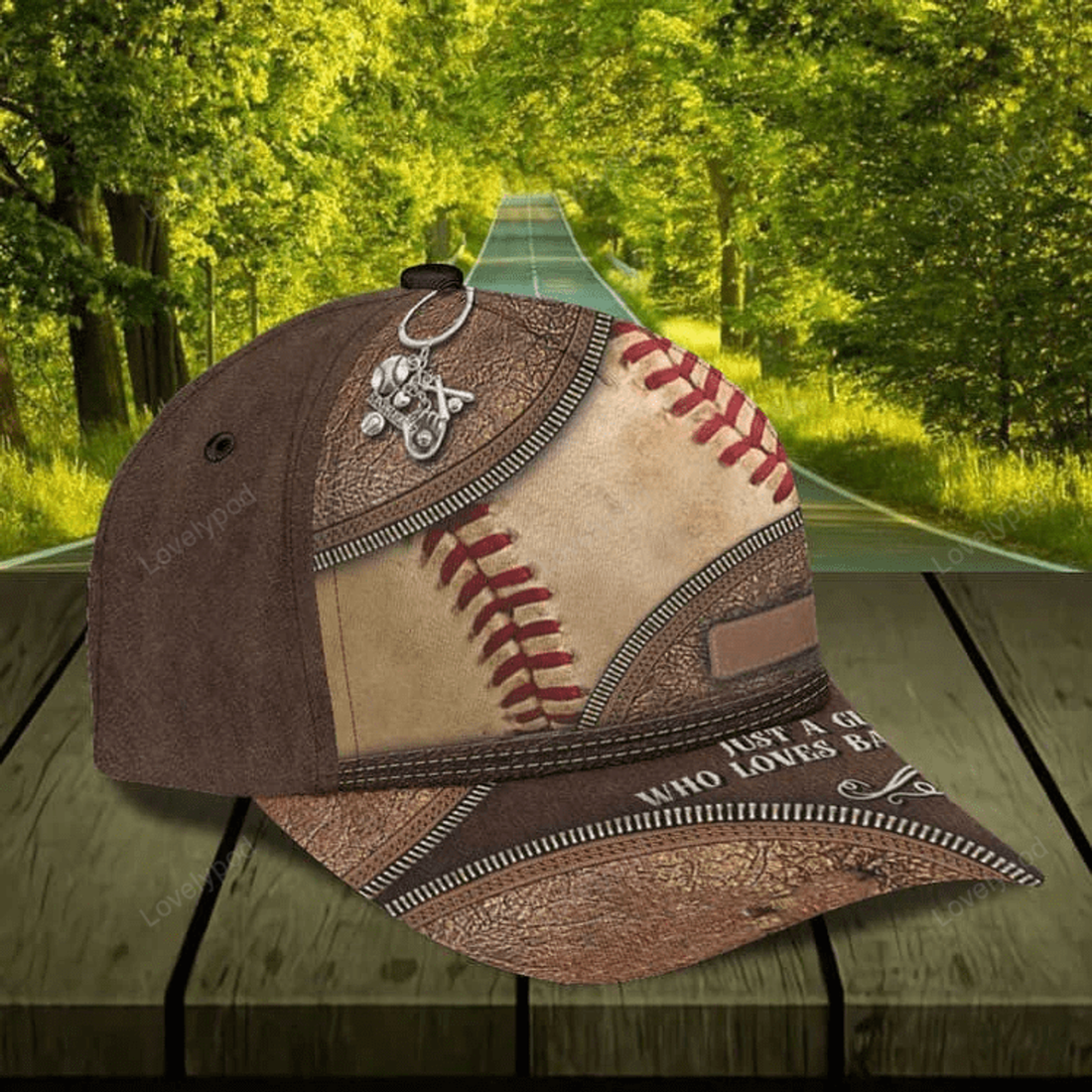 FUNSTUFFPRINT Customized Baseball Classic Cap for Friends, Glove and Baseball 3D Hat for Baseball Players