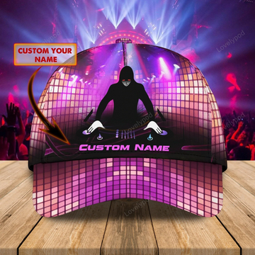 FUNSTUFFPRIT Custom 3D Full Print Cap Hat For Dj, Woman Dj Cap, Men's Deezay Hat, Baseball Dj Cap Hat