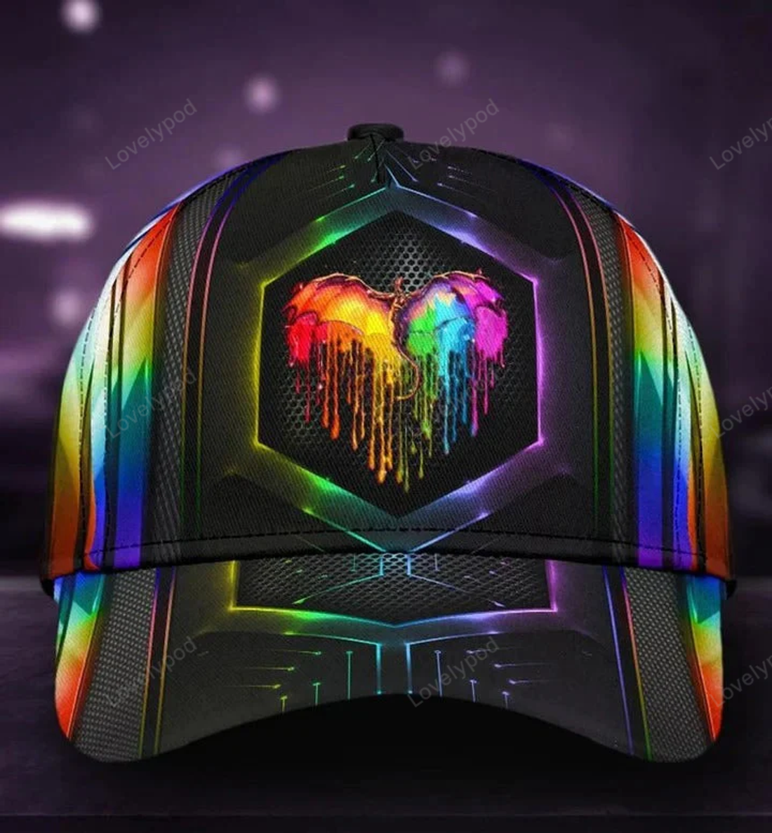 FUNSTUFFPRIT 3D Baseball Cap For Gay Man, Couple Lesbian Pride Accessories, I Don't Need Anyone's Approval Baseball Cap Hat