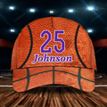 FUNSTUFFPRINT Personalized Basketball Cap, Basketball Coach Cap, Basketball Hat for Him, Basketball Son Gift Birthday